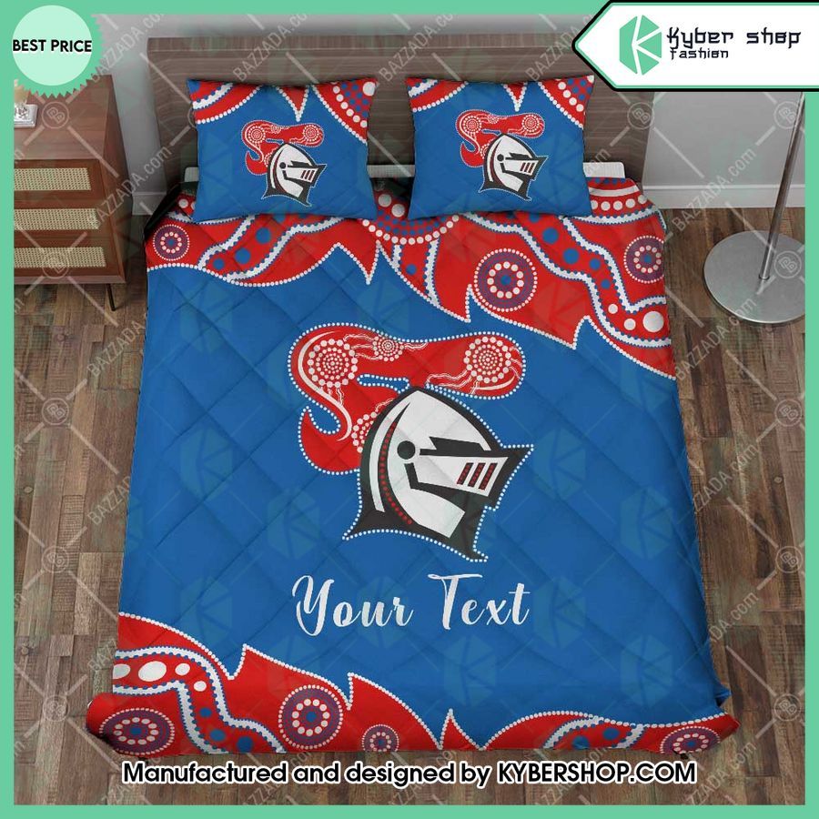 newcastle knights aborigines custom name bedding set 1 798