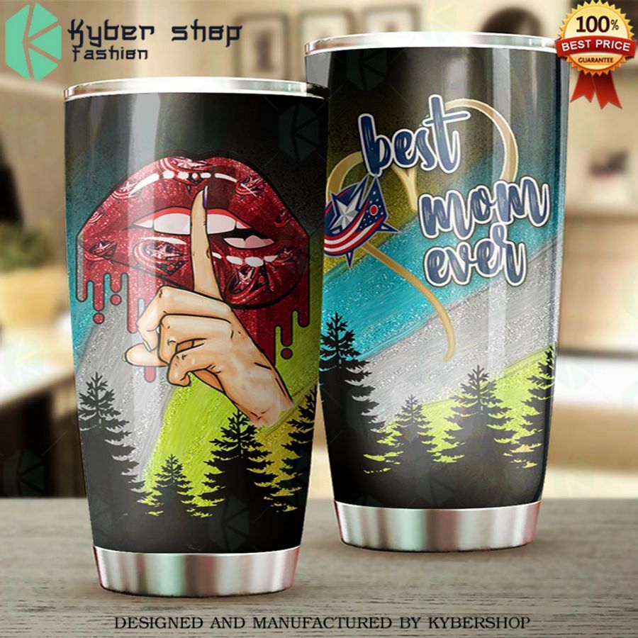 nhl columbus blue jackets special design for mothers day tumbler 2 382