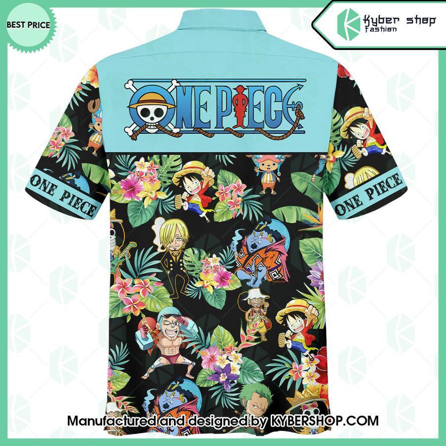 one piece characters chibi hawaiian shirt shorts 2 156