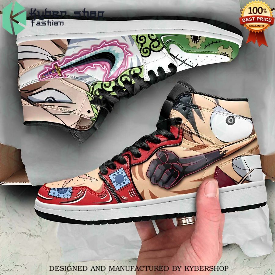 one piece luffy zoro wano arc air jordan high top shoes 2 916