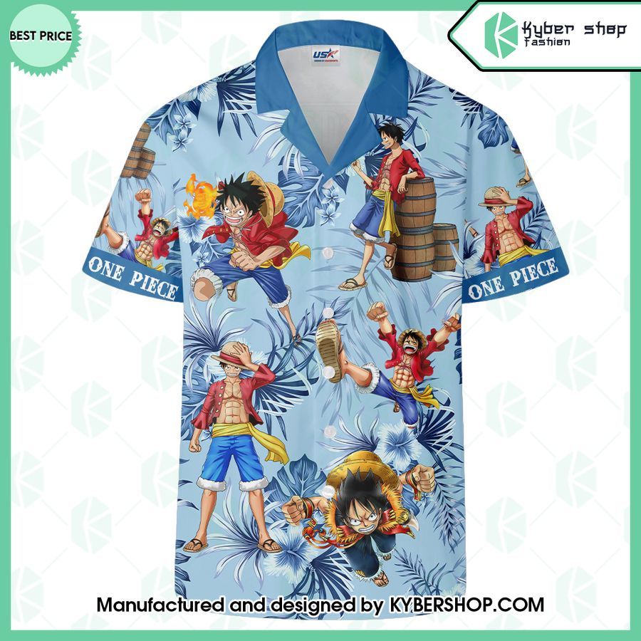 one piece monkey d luffy hawaiian shirt shorts 1 306