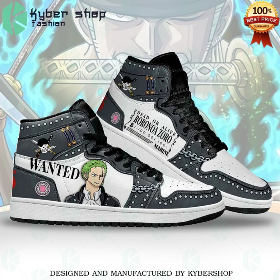 one piece roronoa zoro wanted manga air jordan high top shoes 1 933