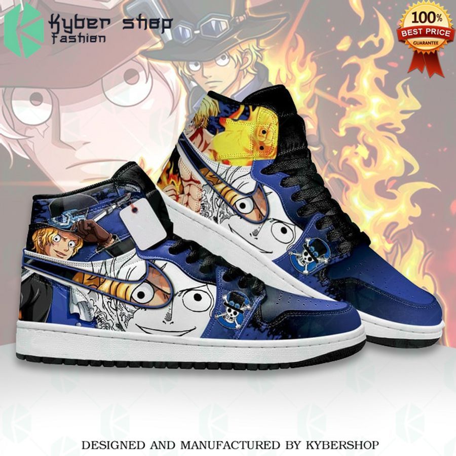 one piece sabo air jordan high top shoes 1 824