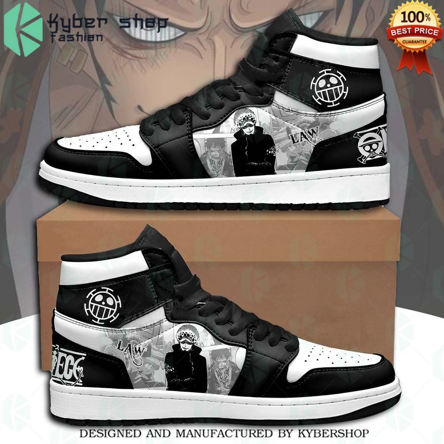 one piece trafalgar d water law air jordan high top shoes 1 348