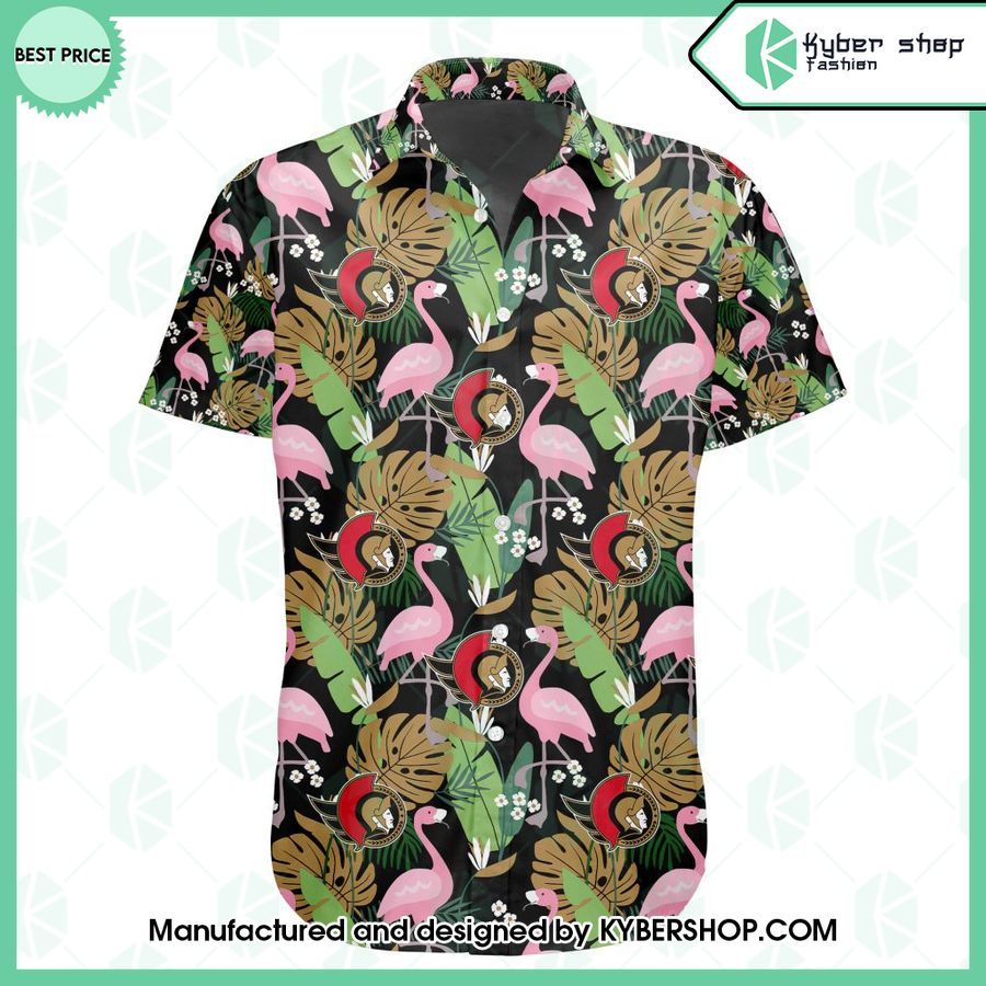 ottawa senators flamingo hawaiian shirt 2 49