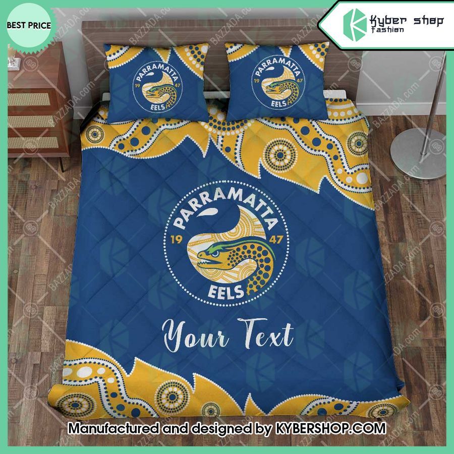 parramatta eels aborigines custom name bedding set 1 87