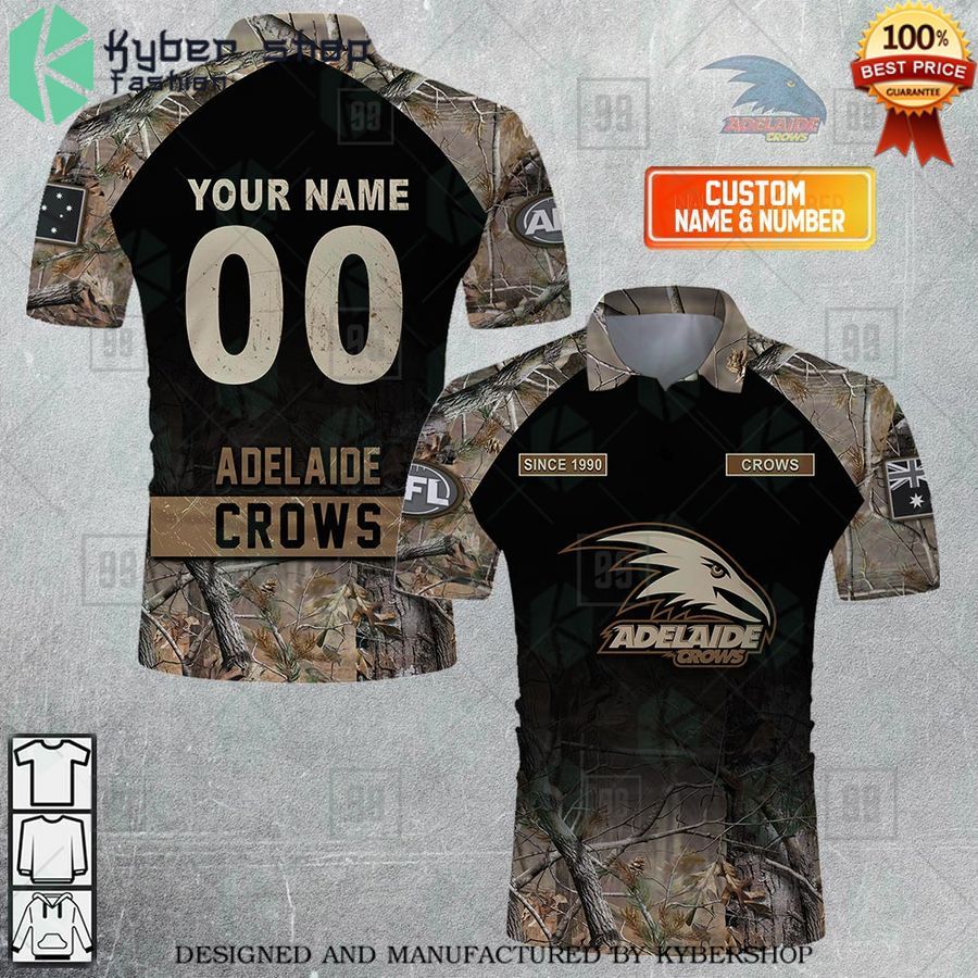 personalized camouflage afl adelaide crows polo shirt 1 235