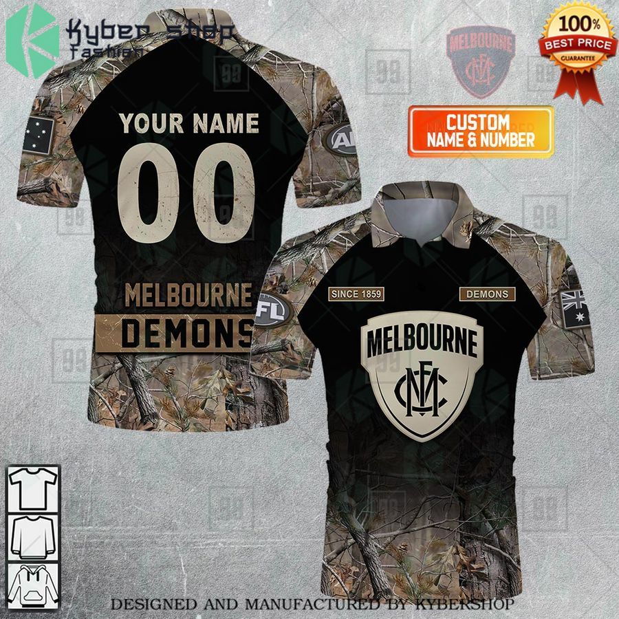 personalized camouflage afl melbourne demons polo shirt 1 794