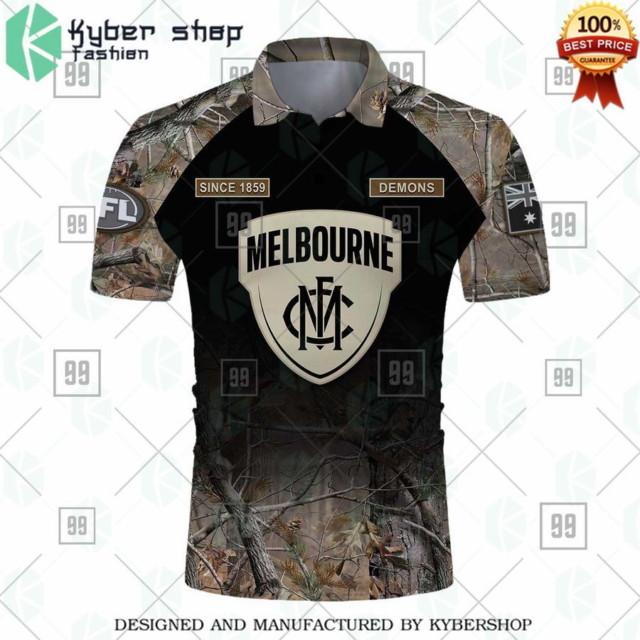 personalized camouflage afl melbourne demons polo shirt 2 416