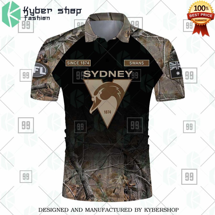 personalized camouflage afl sydney swans polo shirt 2 188