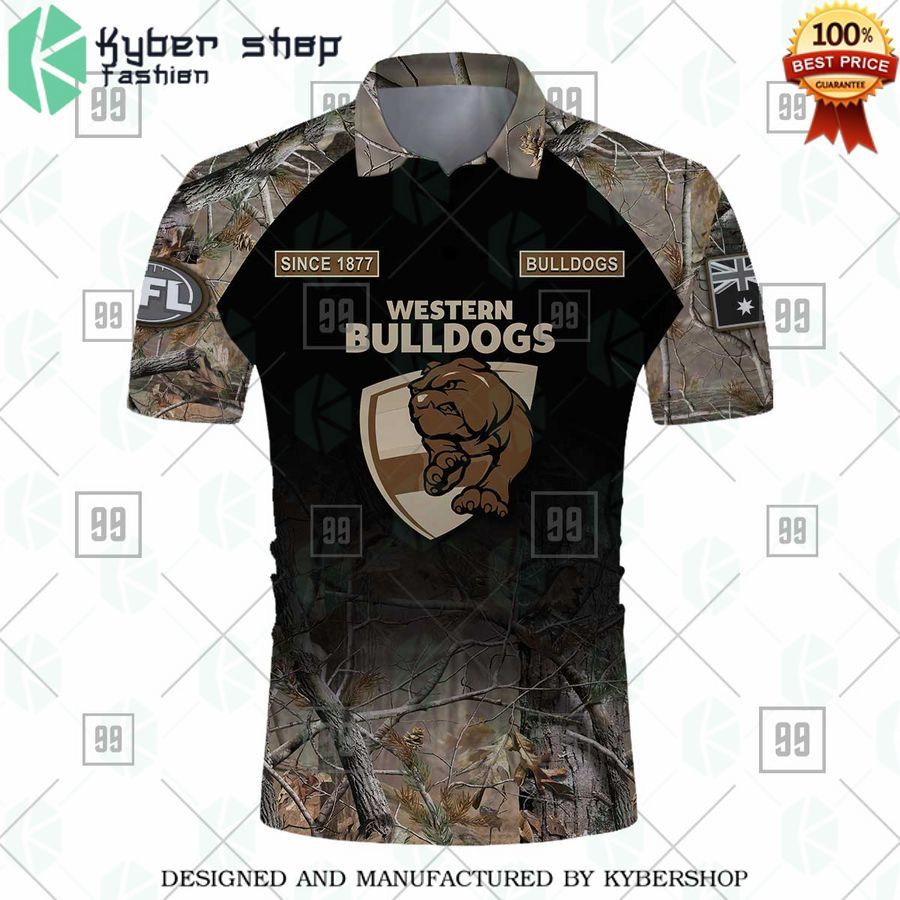 personalized camouflage afl western bulldogs polo shirt 2 745