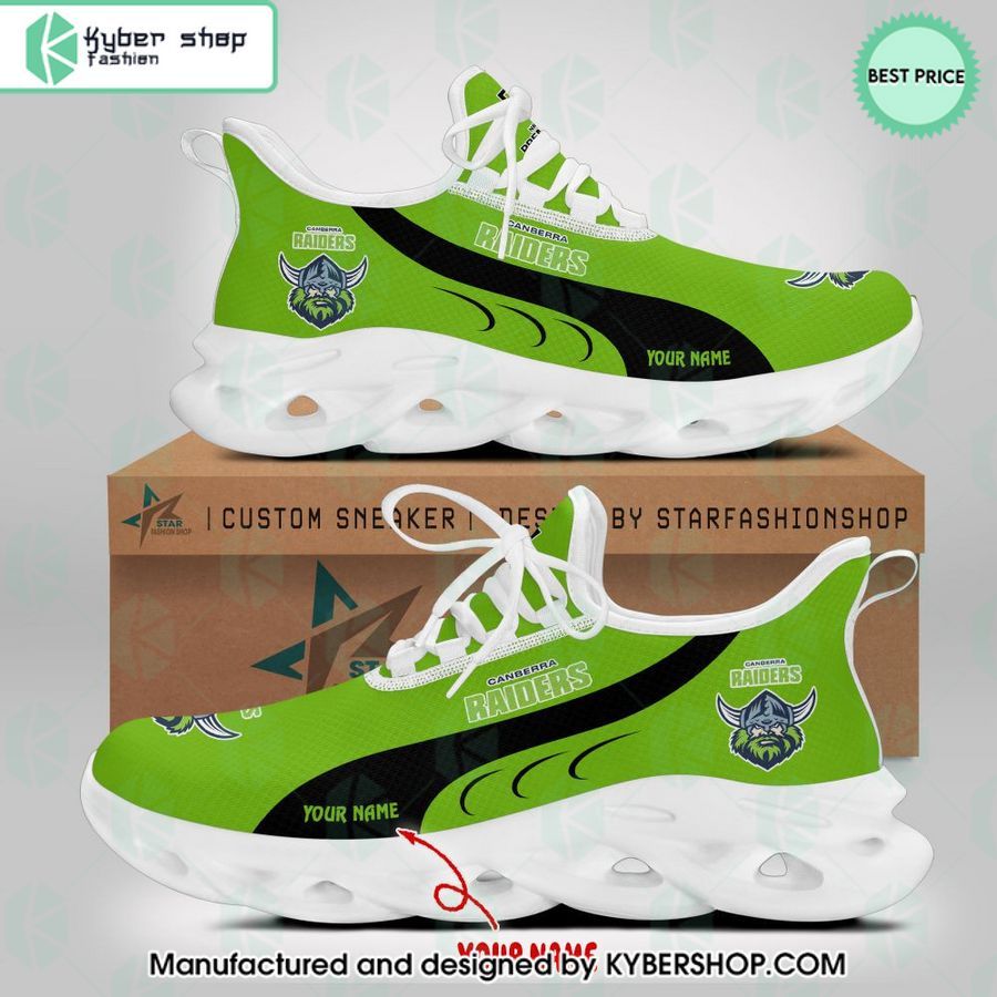 personalized canberra raiders max soul shoes 2 451