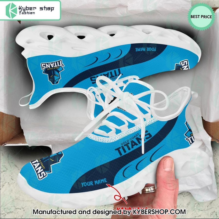 personalized gold coast titans max soul shoes 2 598