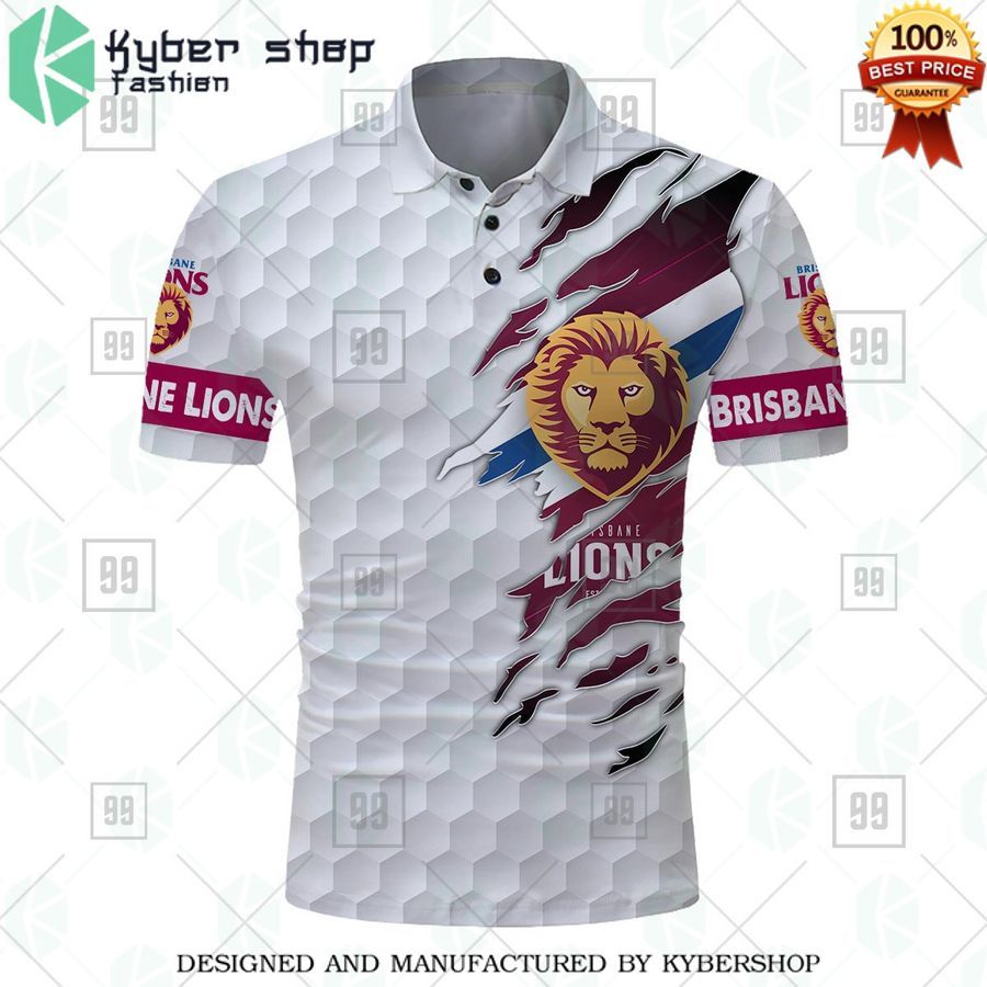 personalized golf afl brisbane lions polo shirt 2 911