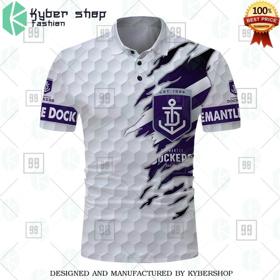 personalized golf afl fremantle dockers polo shirt 2 129