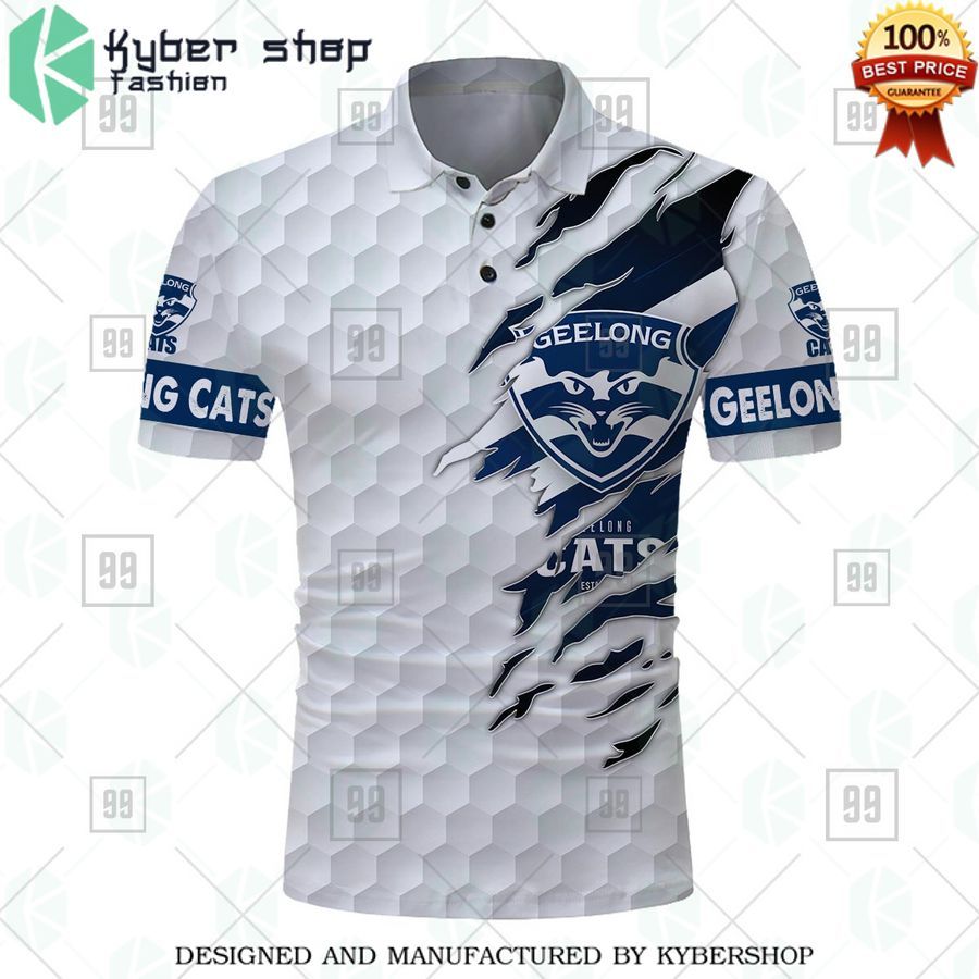 personalized golf afl geelong cats polo shirt 2 213