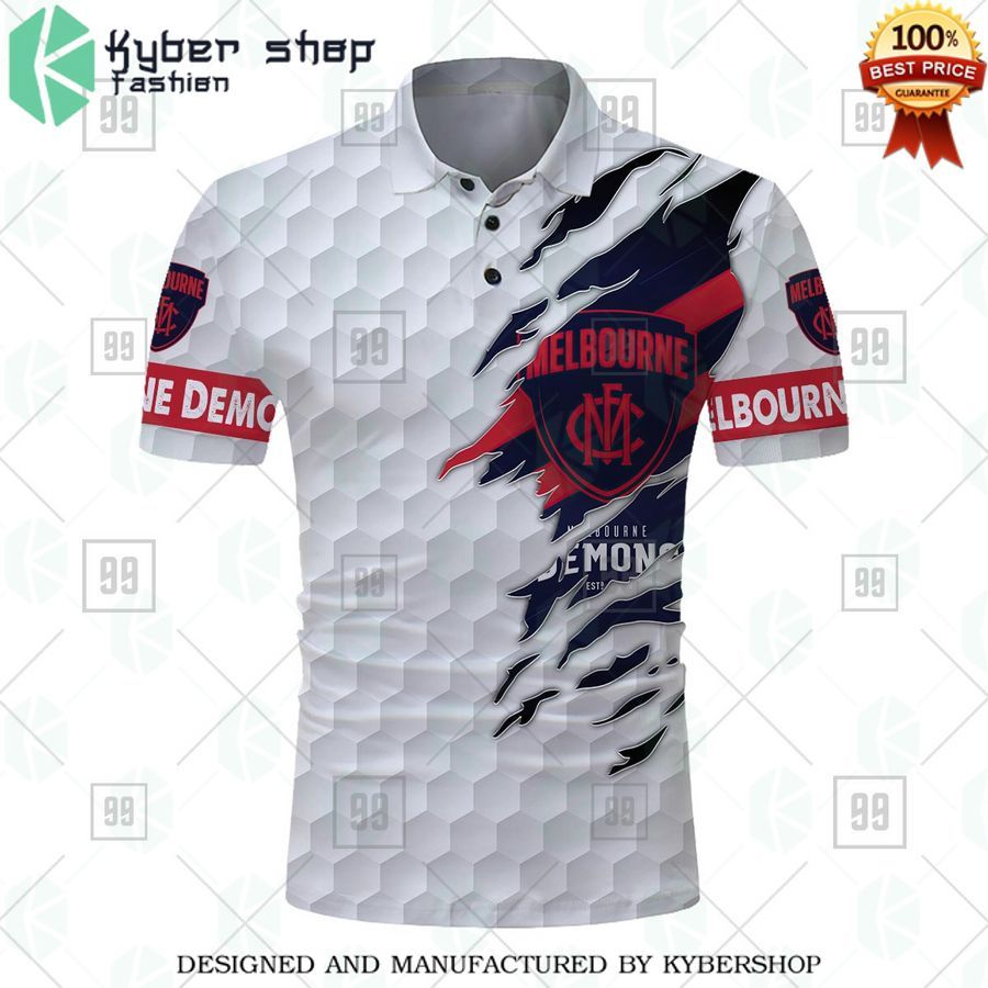 personalized golf afl melbourne demons polo shirt 2 51