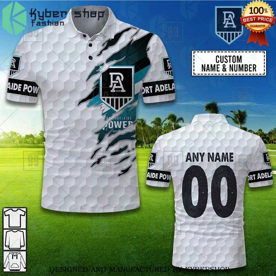 personalized golf afl port adelaide power polo shirt 1 470