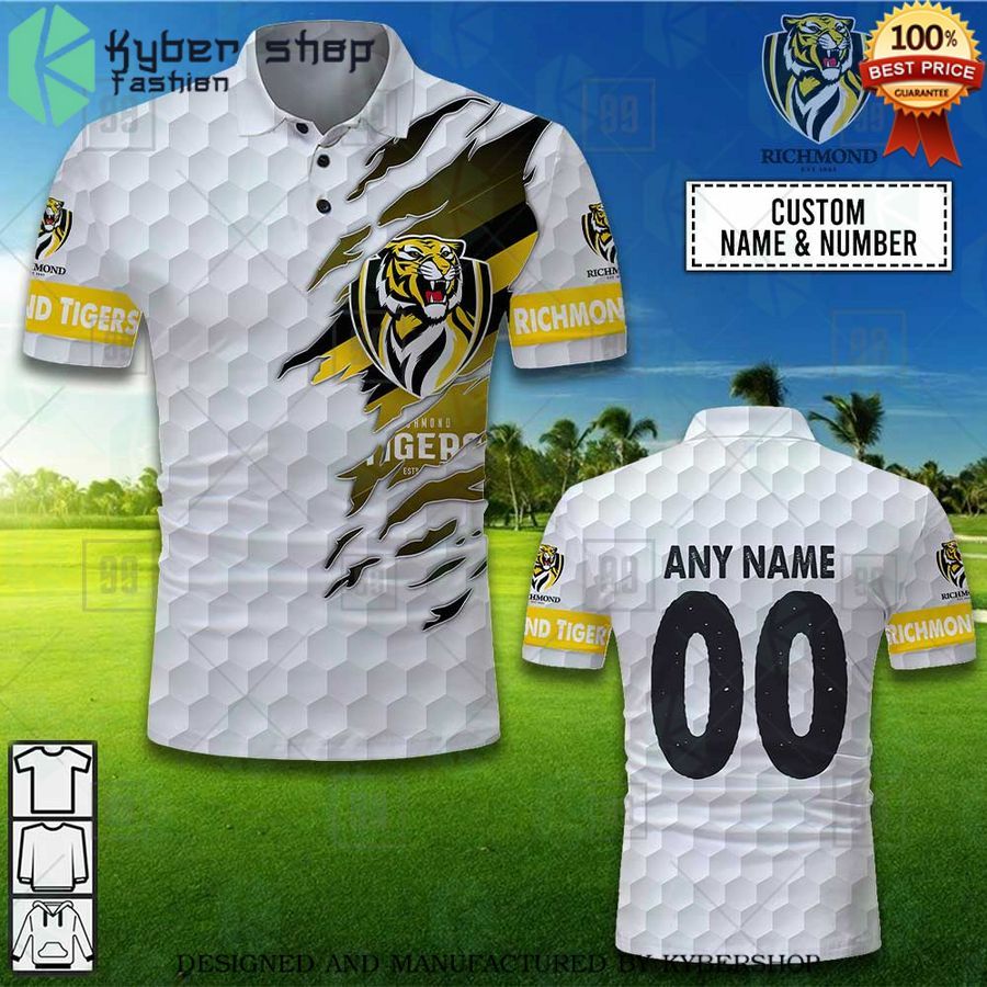 personalized golf afl richmond tigers polo shirt 1 202