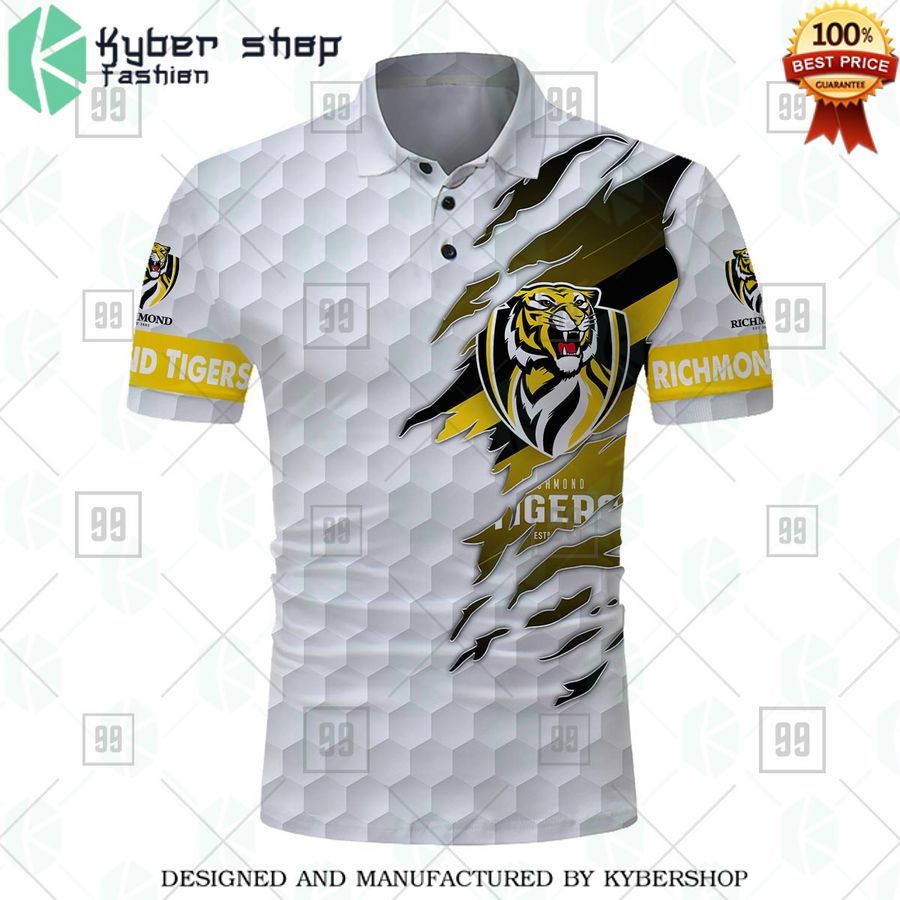 personalized golf afl richmond tigers polo shirt 2 768