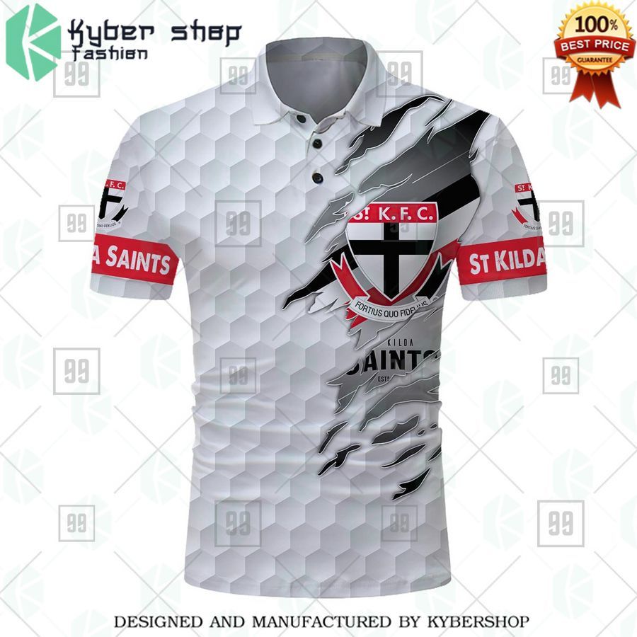 personalized golf afl st kilda saints polo shirt 2 410