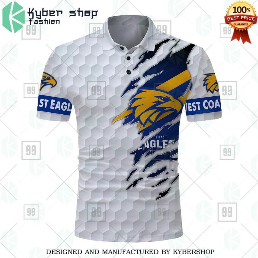 personalized golf afl west coast eagles polo shirt 2 210