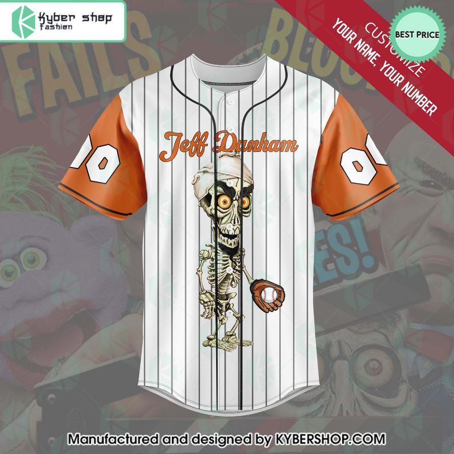 personalized jeff dunham achmed baseball jersey 2 86