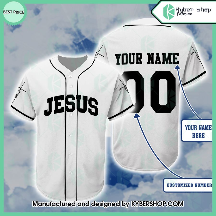 personalized jesus baseball jersey and shorts 1 394