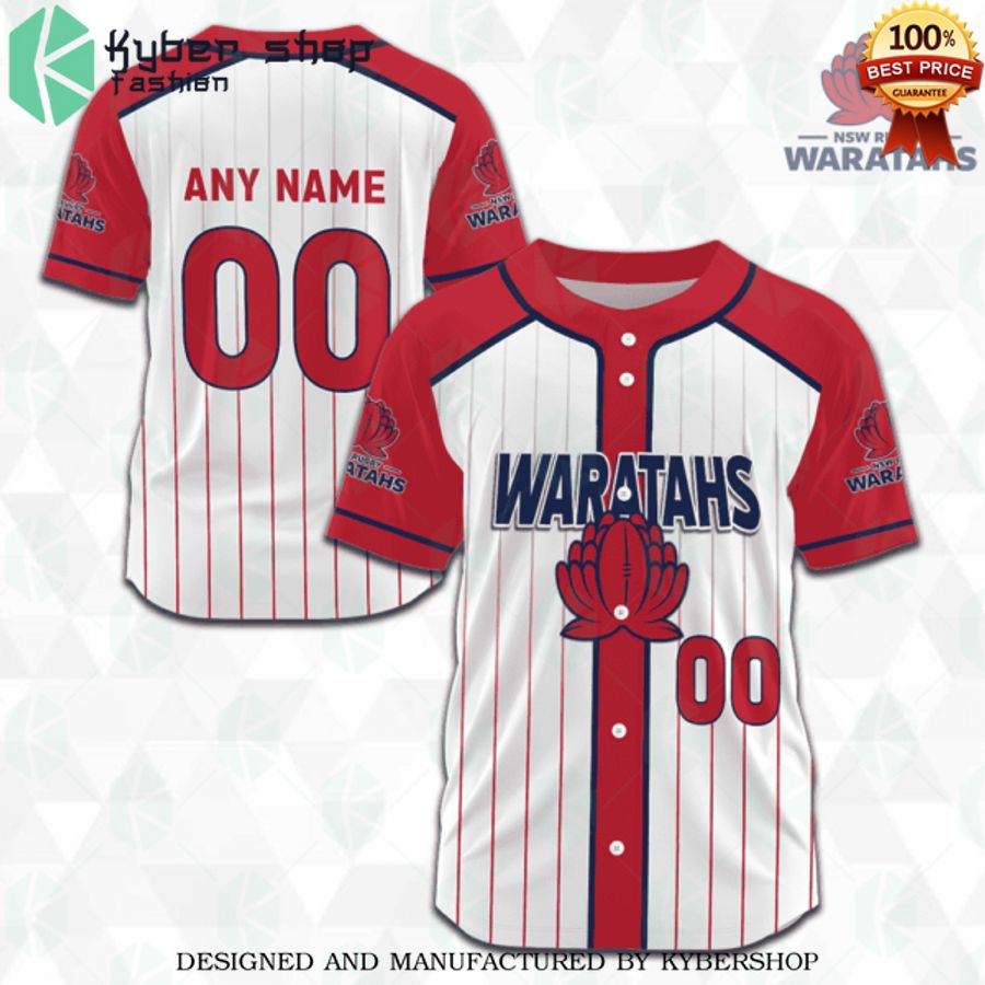 personalized new south wales waratahs super rugby baseball jersey 1 555