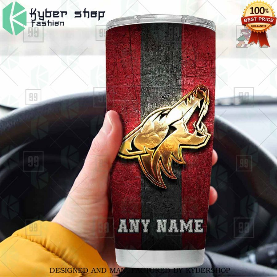 personalized nhl arizona coyotes old metal tumbler 1 760