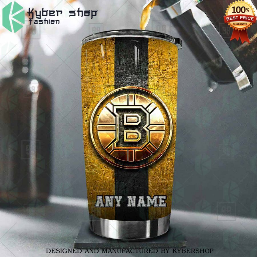 personalized nhl boston bruins old metal tumbler 2 497