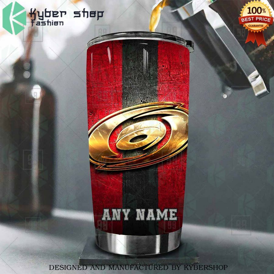 personalized nhl carolina hurricanes old metal tumbler 2 405