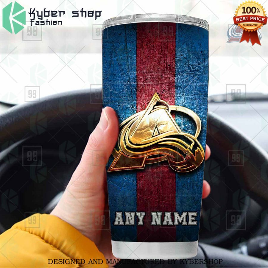 personalized nhl colorado avalanche old metal tumbler 1 960