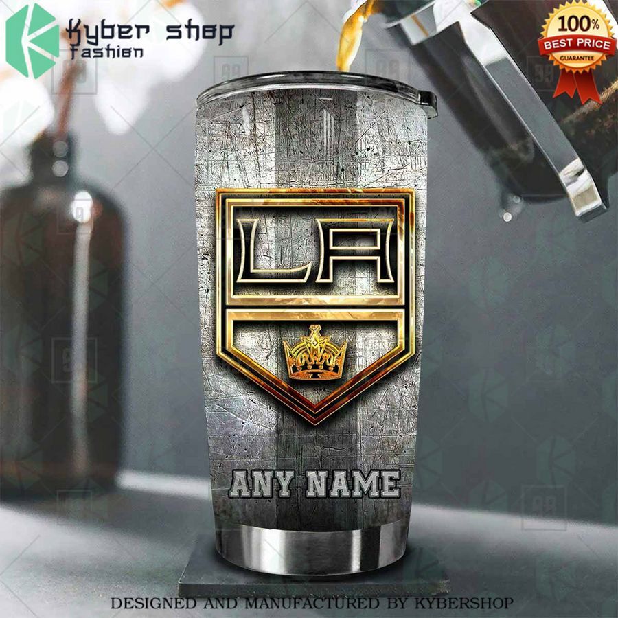 personalized nhl los angeles kings old metal tumbler 2 918