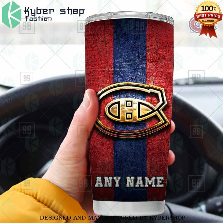 personalized nhl montreal canadiens old metal tumbler 1 802