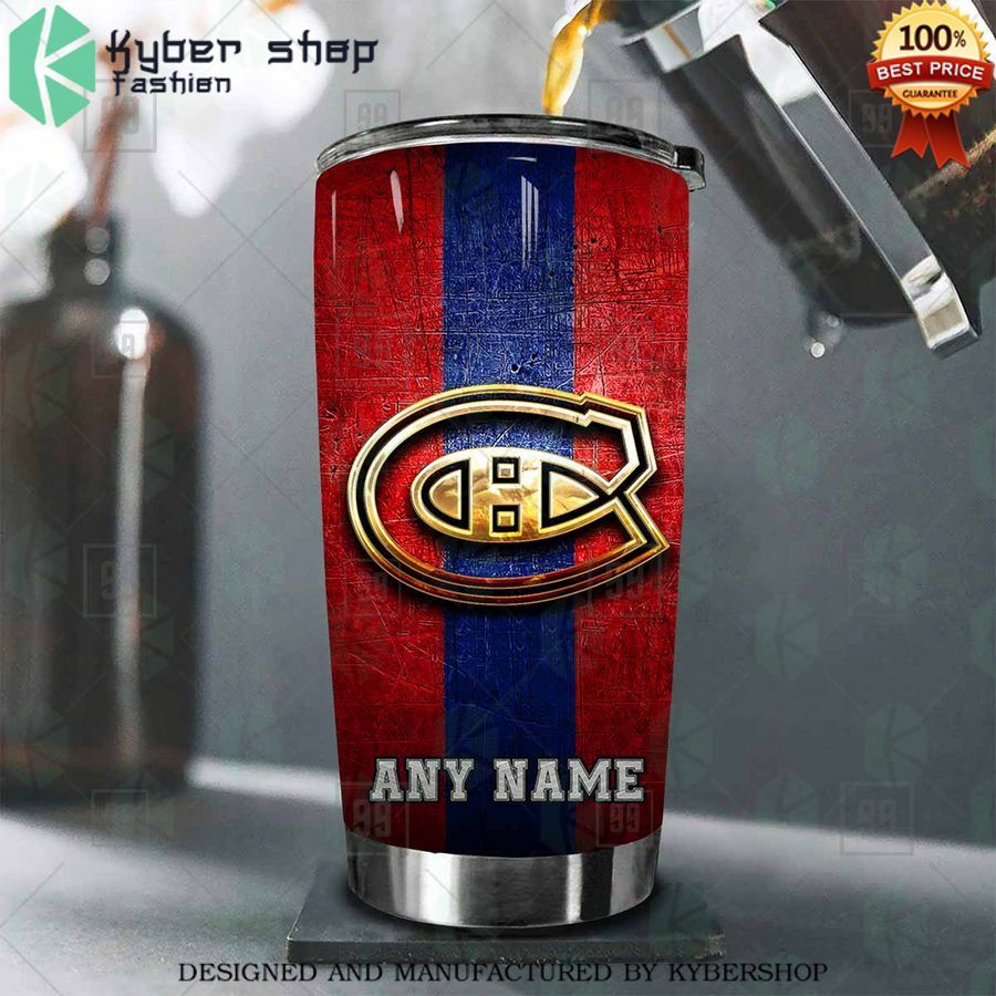 personalized nhl montreal canadiens old metal tumbler 2 326