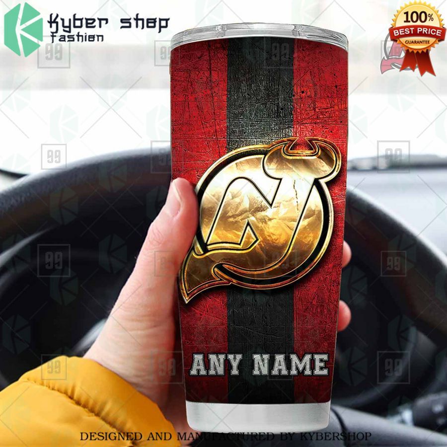 personalized nhl new jersey devils old metal tumbler 1 562