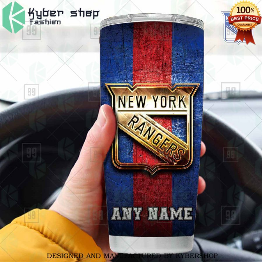 personalized nhl new york rangers old metal tumbler 1 287