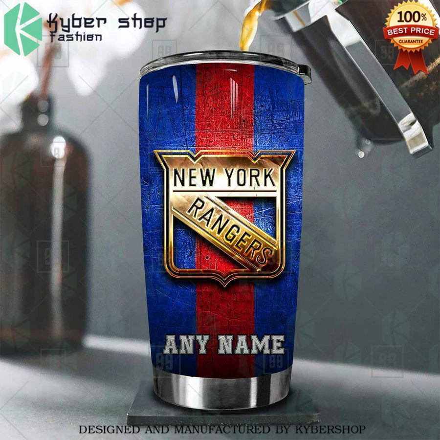 personalized nhl new york rangers old metal tumbler 2 428