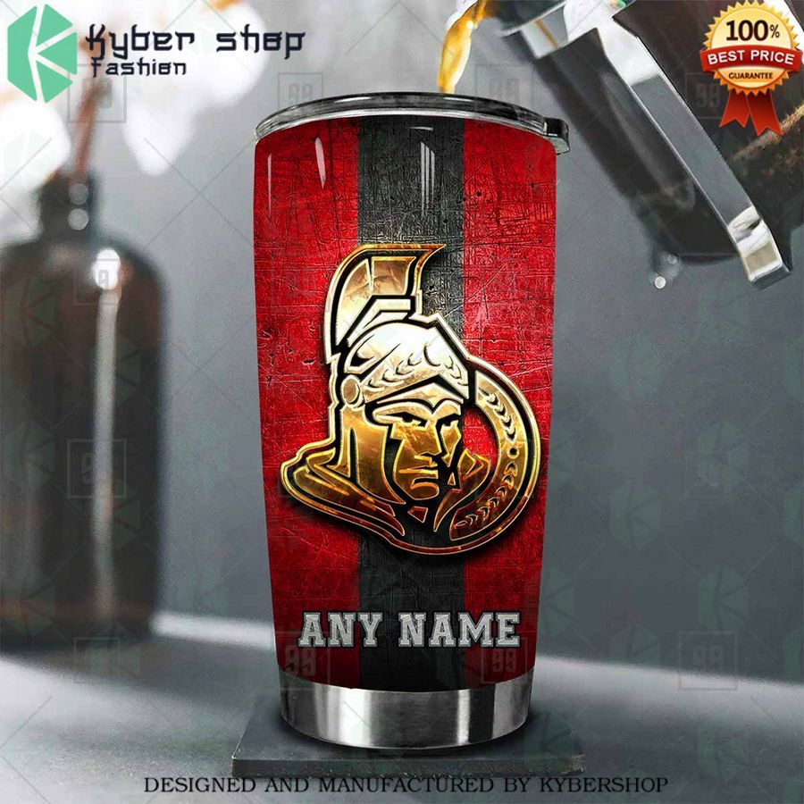 personalized nhl ottawa senators old metal tumbler 2 705