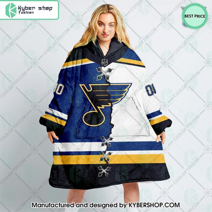 personalized nhl st louis blues mix jersey oodie blanket hoodie 1 54