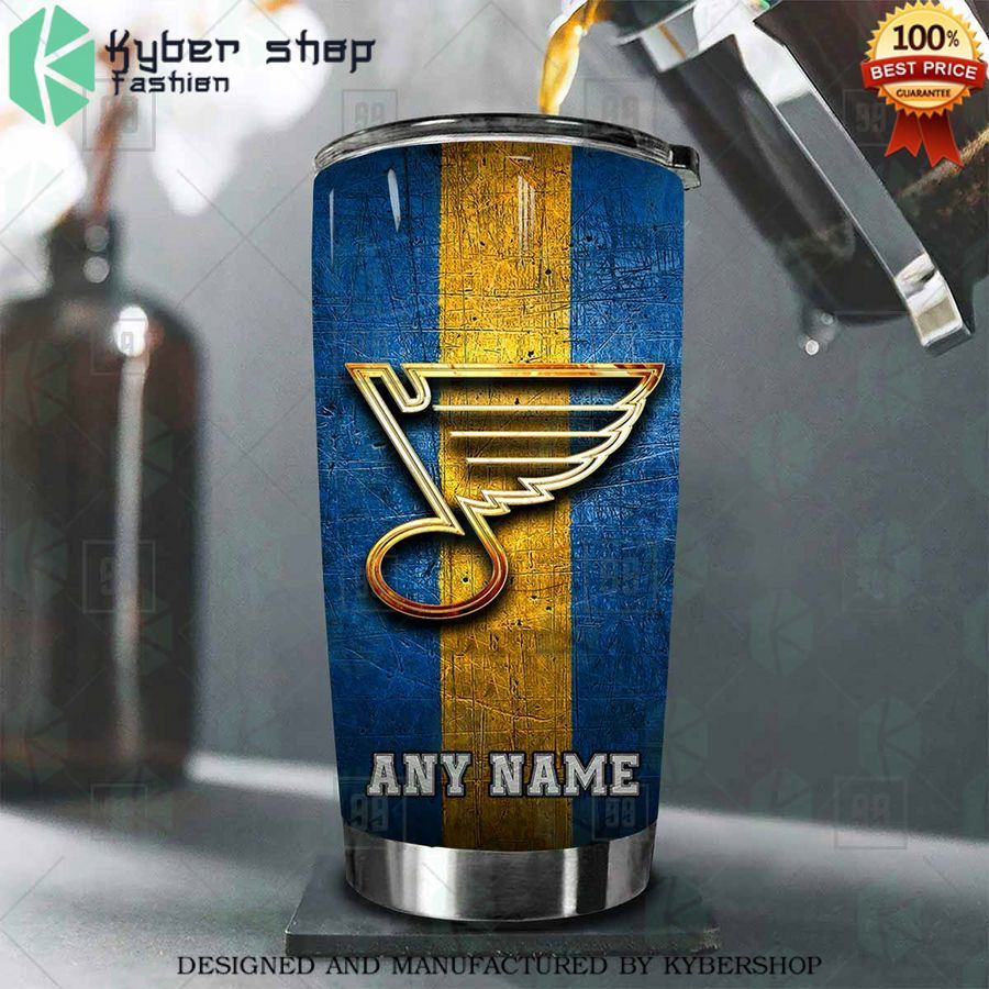 personalized nhl st louis blues old metal tumbler 2 968