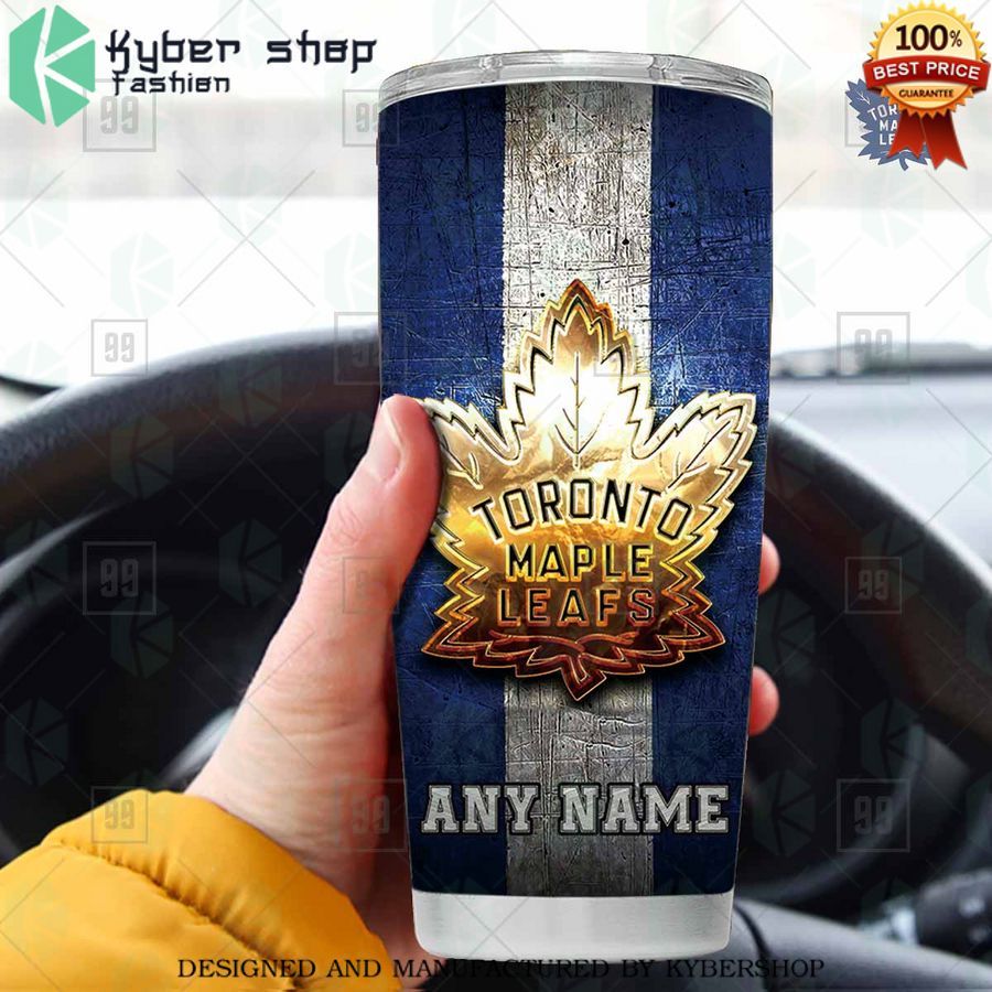 personalized nhl toronto maple leafs old metal tumbler 1 317