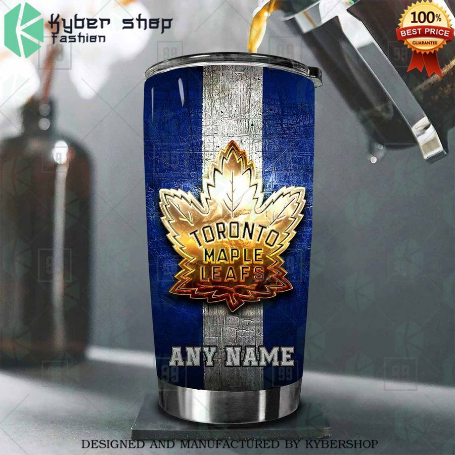 personalized nhl toronto maple leafs old metal tumbler 2 513