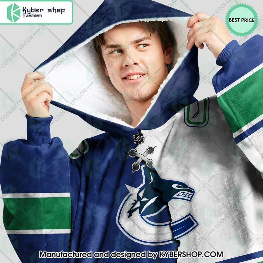 personalized nhl vancouver canucks mix jersey oodie blanket hoodie 2 34