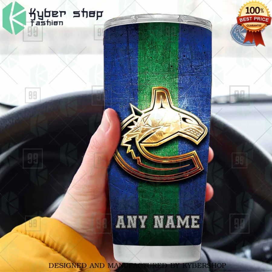 personalized nhl vancouver canucks old metal tumbler 1 463