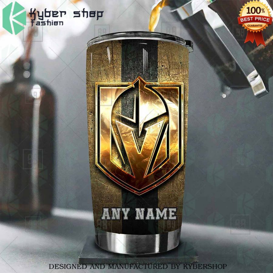 personalized nhl vegas golden knights old metal tumbler 2 166