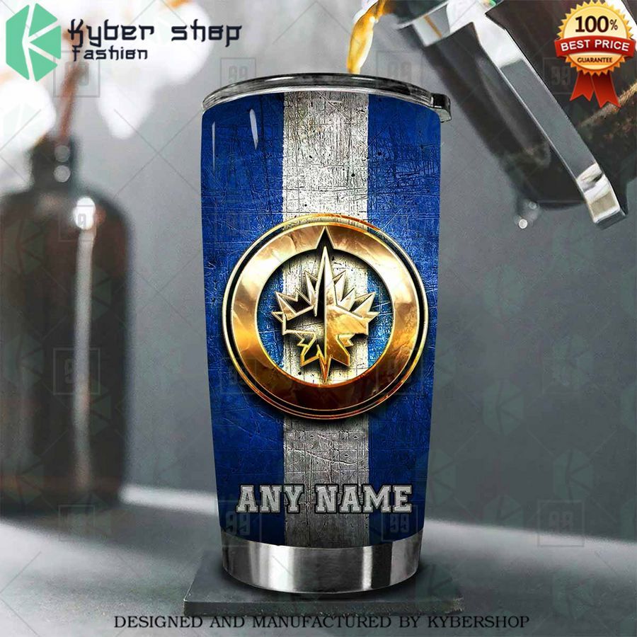 personalized nhl winnipeg jets old metal tumbler 2 368