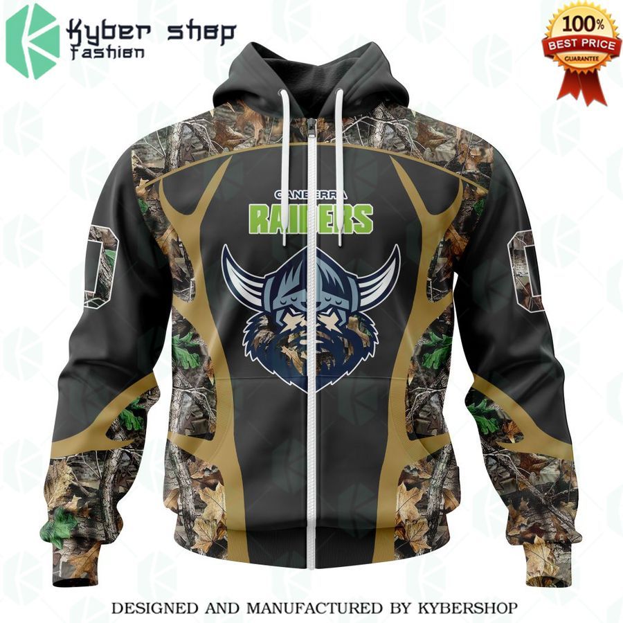 personalized nrl canberra raiders special camo hunting hoodie 2 363