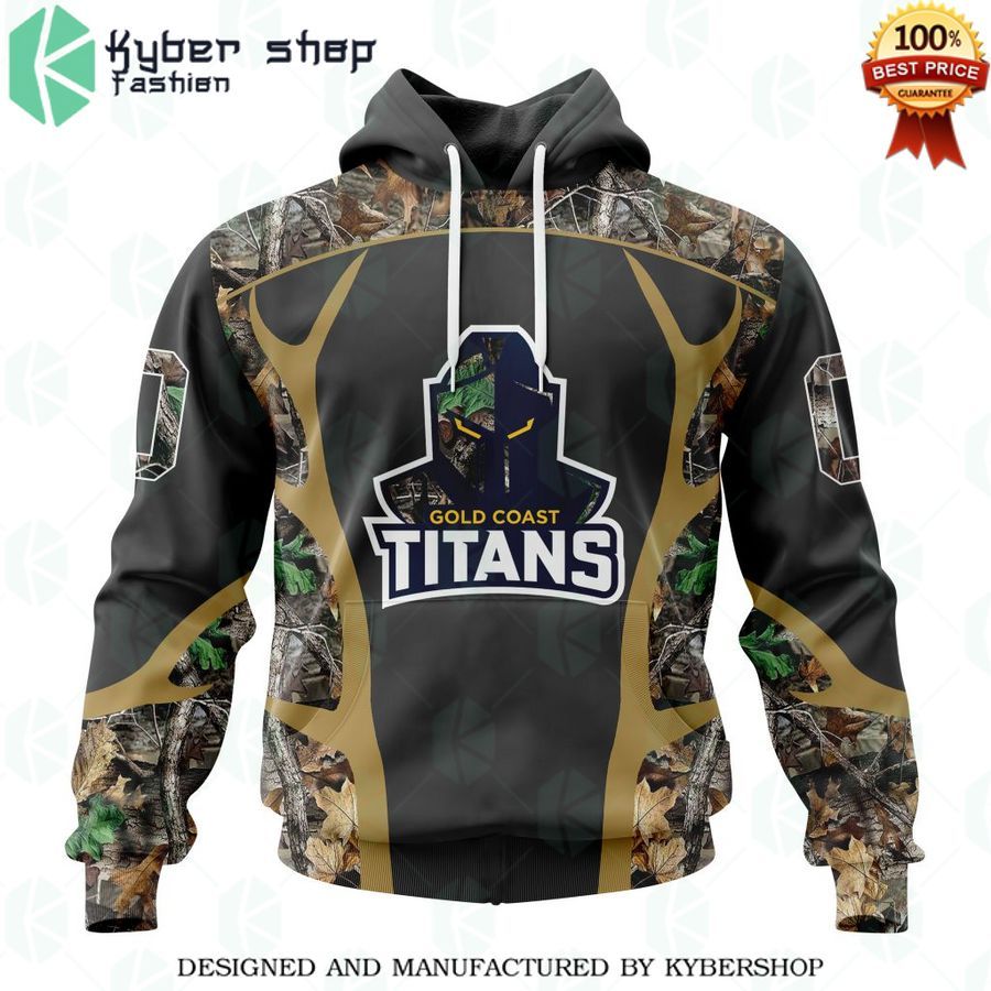 personalized nrl gold coast titans special camo hunting hoodie 1 653